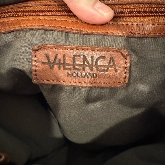 Brown Woven Leather Crossbody Bag - Picture 12 of 13